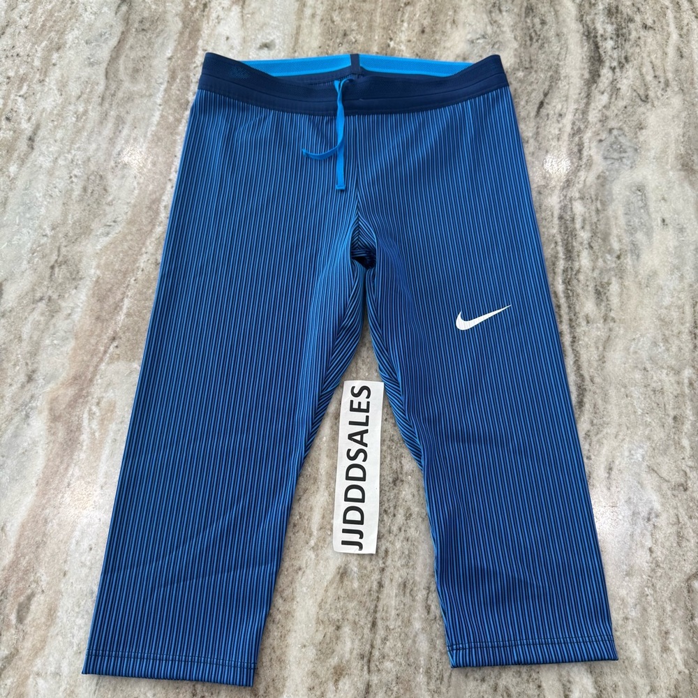 Women's Nike Pro Elite Track & Field  3/4 Tights Pants USA AO8495-000 Size L